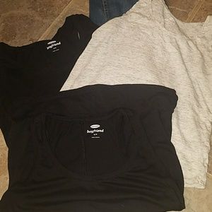 SOLD Bundle 3 boyfriend tanks from old navy